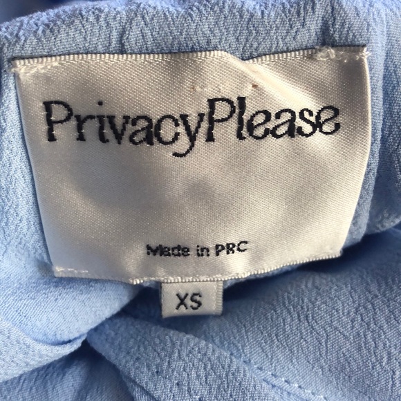 Privacy Please: Acme Dress in Blue Sz: XS - Picture 2 of 4